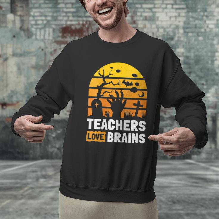 Halloween Teachers Science Math Teachers Love Brains Men Graphic Sweatshirt, Science Teacher Sweatshirts, gift for family, gift for coworker Halloween Teachers Science Math Teachers Love Brains Men Graphic Sweatshirt, Science Teacher Sweatshirts, gift for family, gift for coworker
