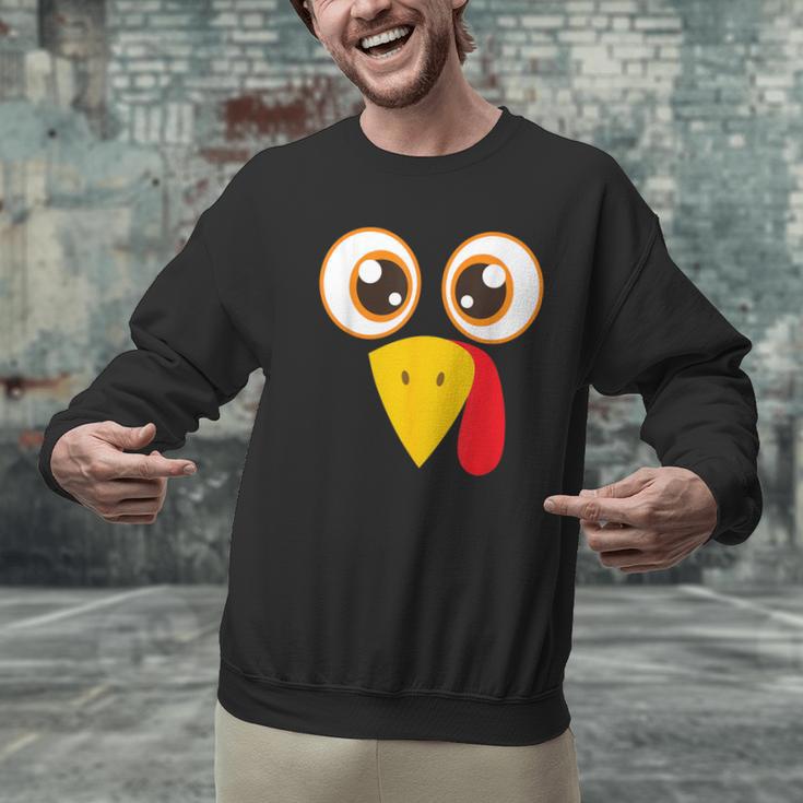 Hilarious Turkey Halloween Thanksgiving Teacher Nurse Men Graphic Sweatshirt, gift for family, gift for coworker