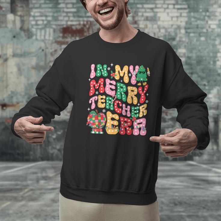 In My Holly Xmas Jolly Teacher Era Teacher Vibes Christmas Men Graphic Sweatshirt, gift for family, gift for coworker In My Holly Xmas Jolly Teacher Era Teacher Vibes Christmas Men Graphic Sweatshirt, gift for family, gift for coworker