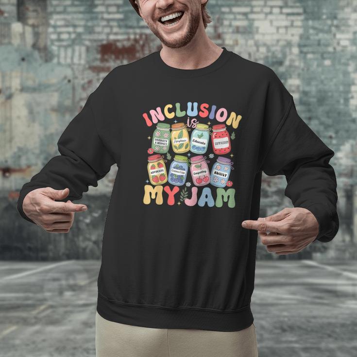 Inclusion Is My Jam SPED Teacher Special Education Life Men Graphic Sweatshirt, gift for family, gift for coworker Inclusion Is My Jam SPED Teacher Special Education Life Men Graphic Sweatshirt, gift for family, gift for coworker