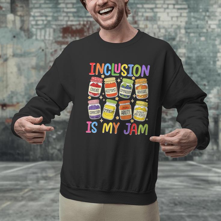 Inclusion Is My Jam SPED Teacher Special Education Teacher Men Graphic Sweatshirt, gift for family, gift for coworker Inclusion Is My Jam SPED Teacher Special Education Teacher Men Graphic Sweatshirt, gift for family, gift for coworker