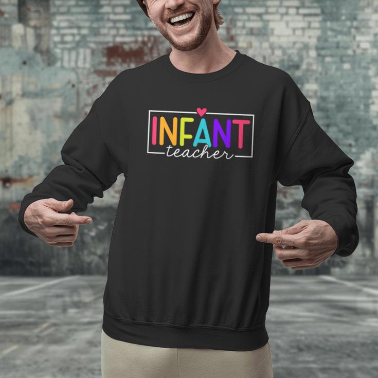 Infant Teacher Daycare Provider Childcare Teacher Men Graphic Sweatshirt, gift for family, gift for coworker Infant Teacher Daycare Provider Childcare Teacher Men Graphic Sweatshirt, gift for family, gift for coworker