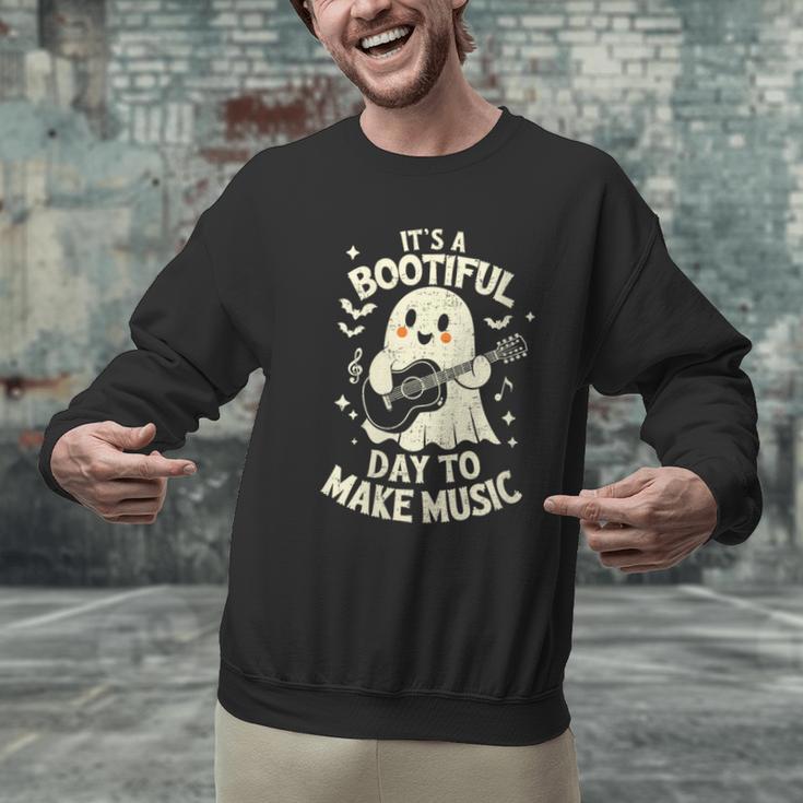 It's A Bootiful Day To Make Music Halloween Music Teacher Men Graphic Sweatshirt, gift for family, gift for coworker It's A Bootiful Day To Make Music Halloween Music Teacher Men Graphic Sweatshirt, gift for family, gift for coworker