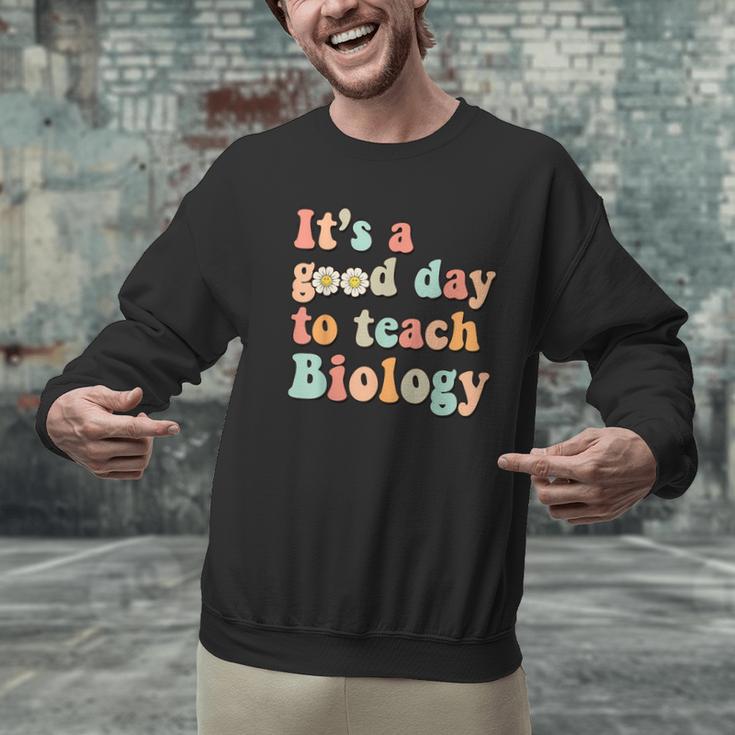 It's A Good Day To Teach Biology Biology Teacher Men Graphic Sweatshirt, gift for family, gift for coworker It's A Good Day To Teach Biology Biology Teacher Men Graphic Sweatshirt, gift for family, gift for coworker