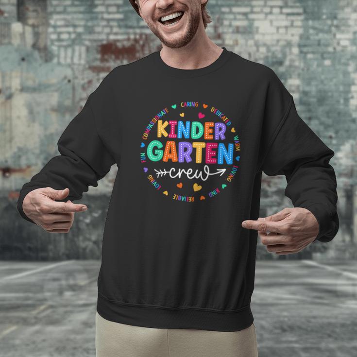 Kindergarten Crew Back To School Kindergarten Teacher Kids Men Graphic Sweatshirt, gift for family, gift for coworker