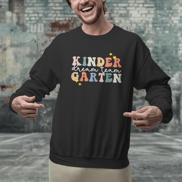 Kindergarten Dream Team Teacher Back To School Men Graphic Sweatshirt, gift for family, gift for coworker Kindergarten Dream Team Teacher Back To School Men Graphic Sweatshirt, gift for family, gift for coworker