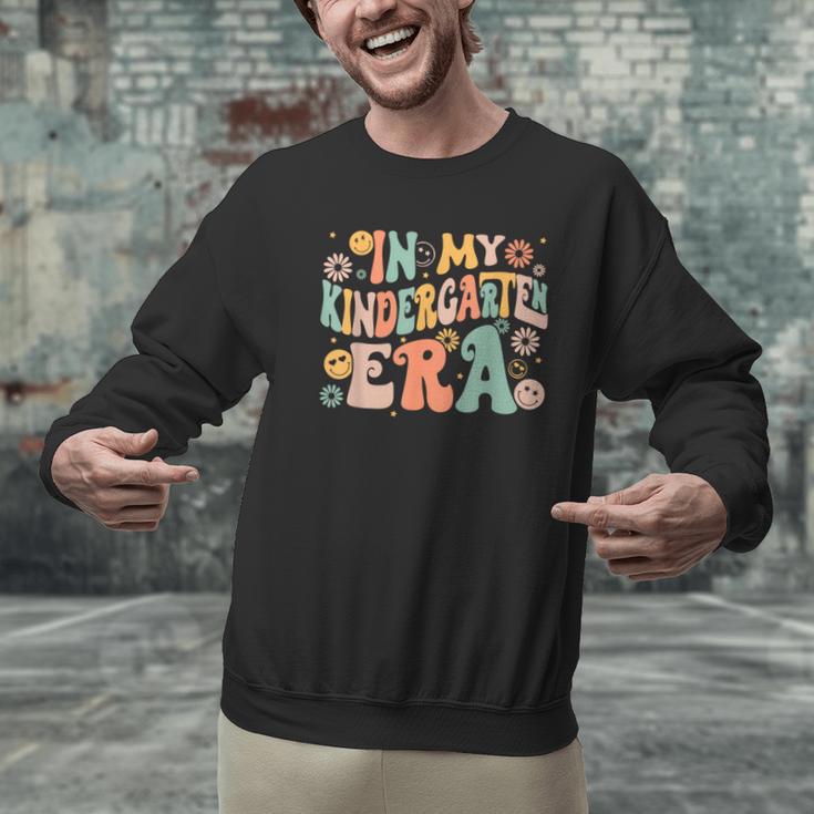 In My Kindergarten Era Retro Back To School Teacher Student Men Graphic Sweatshirt, gift for family, gift for coworker In My Kindergarten Era Retro Back To School Teacher Student Men Graphic Sweatshirt, gift for family, gift for coworker