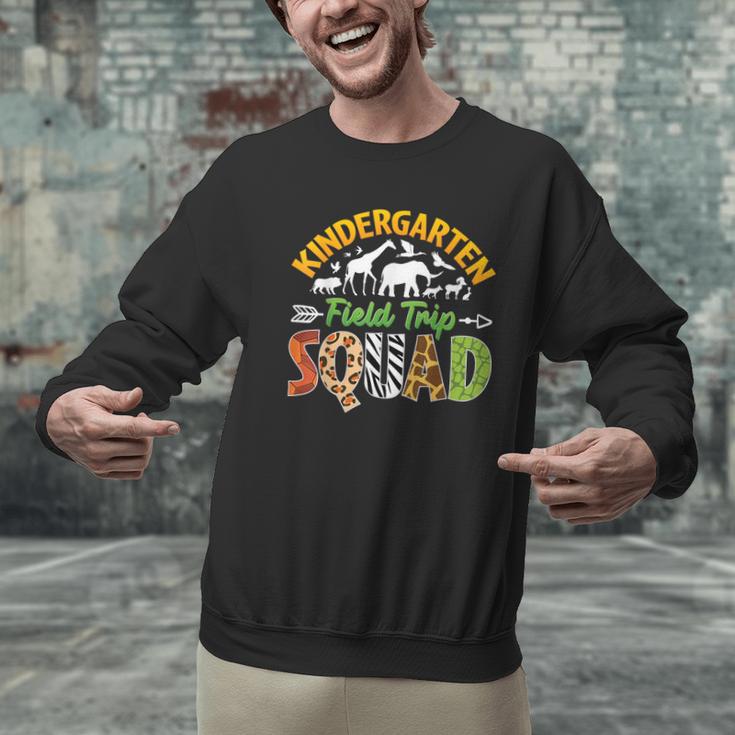 Kindergarten Zoo Field Trip Squad Matching Teacher Students Men Graphic Sweatshirt, gift for family, gift for coworker
