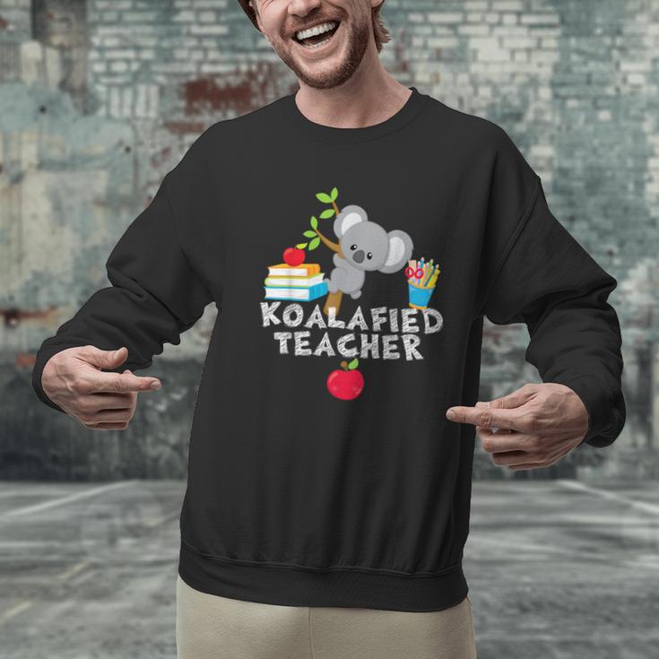 Koalafied Teacher Proud School Teacher Koala Cute T-Shirt Men Graphic Sweatshirt, gift for family, gift for coworker Koalafied Teacher Proud School Teacher Koala Cute T-Shirt Men Graphic Sweatshirt, gift for family, gift for coworker