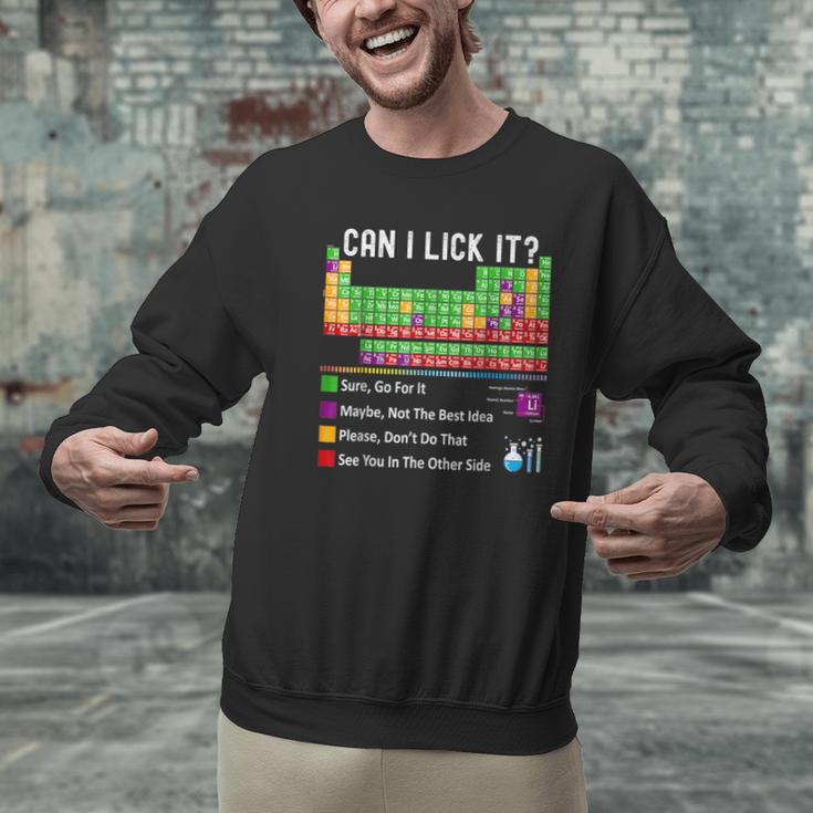 Can I Lick It Periodic Table Chart Science Teacher Cool Meme Men Graphic Sweatshirt, Science Teacher Sweatshirts, gift for family, gift for coworker Can I Lick It Periodic Table Chart Science Teacher Cool Meme Men Graphic Sweatshirt, Science Teacher Sweatshirts, gift for family, gift for coworker