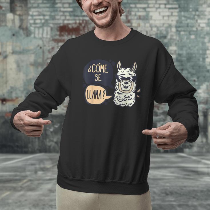 Llama Shirt English Teacher School Student ESL Joke Men Graphic Sweatshirt, Esl Teacher Sweatshirts, English Teacher Sweatshirts, gift for family, gift for coworker