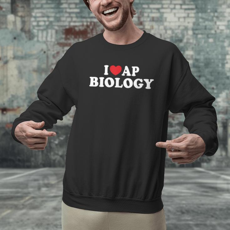 I Love AP Biology I Heart AP Biology Teachers Students For Men Women Kids Men Graphic Sweatshirt, gift for family, gift for coworker