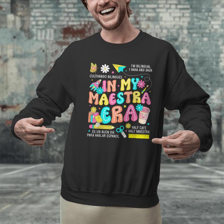 In My Maestra Era Spanish Bilingual Teacher Back To School Men Graphic Sweatshirt, gift for family, gift for coworker In My Maestra Era Spanish Bilingual Teacher Back To School Men Graphic Sweatshirt, gift for family, gift for coworker