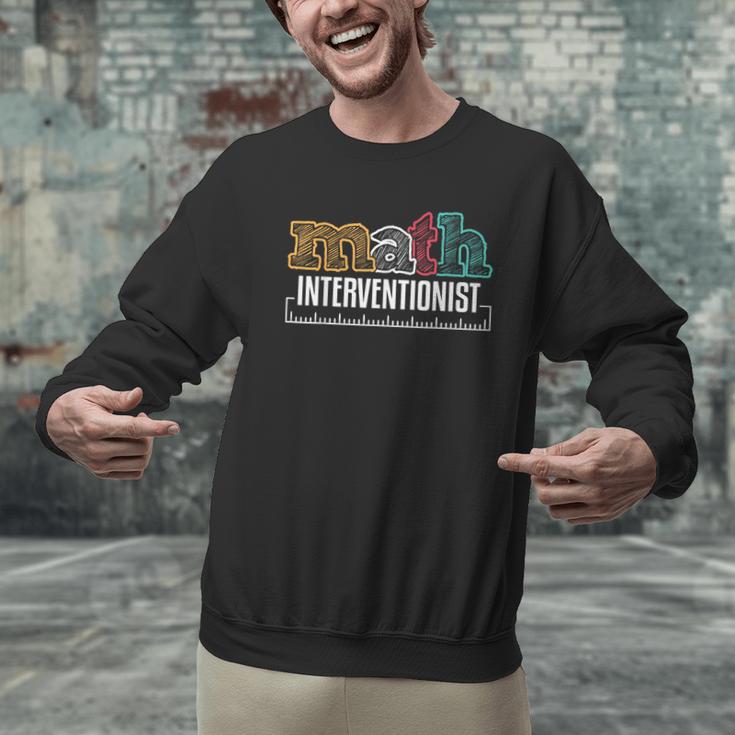 Math Interventionist Teacher Mathematics Men Graphic Sweatshirt, gift for family, gift for coworker Math Interventionist Teacher Mathematics Men Graphic Sweatshirt, gift for family, gift for coworker
