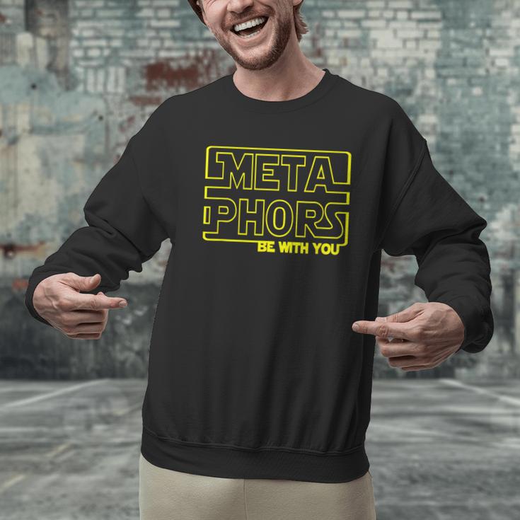 Metaphors Be With You English Teacher Shirts T-Shirt Men Graphic Sweatshirt, English Teacher Sweatshirts, gift for family, gift for coworker Metaphors Be With You English Teacher Shirts T-Shirt Men Graphic Sweatshirt, English Teacher Sweatshirts, gift for family, gift for coworker