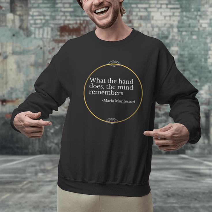 Montessori Children Grow In The Hands Of Teachers Men Graphic Sweatshirt, gift for family, gift for coworker Montessori Children Grow In The Hands Of Teachers Men Graphic Sweatshirt, gift for family, gift for coworker