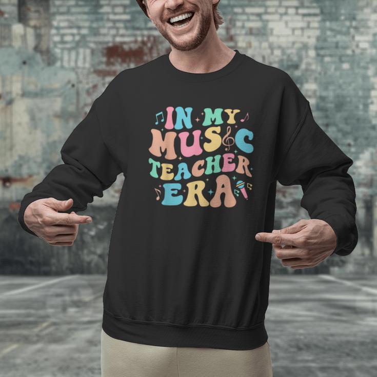 In My Music Teacher Era Back To School Squad Music Teacher Men Graphic Sweatshirt, gift for family, gift for coworker
