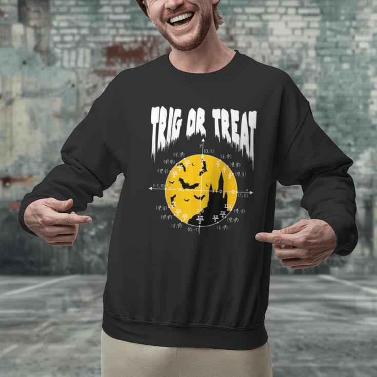 Nerdy Trig Or Treat Halloween Costume Math Teacher Men Graphic Sweatshirt, gift for family, gift for coworker Nerdy Trig Or Treat Halloween Costume Math Teacher Men Graphic Sweatshirt, gift for family, gift for coworker