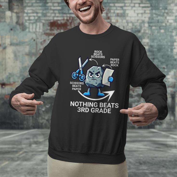 Nothing Beats 3rd Grade Back To School Kids Teachers Men Graphic Sweatshirt, gift for family, gift for coworker