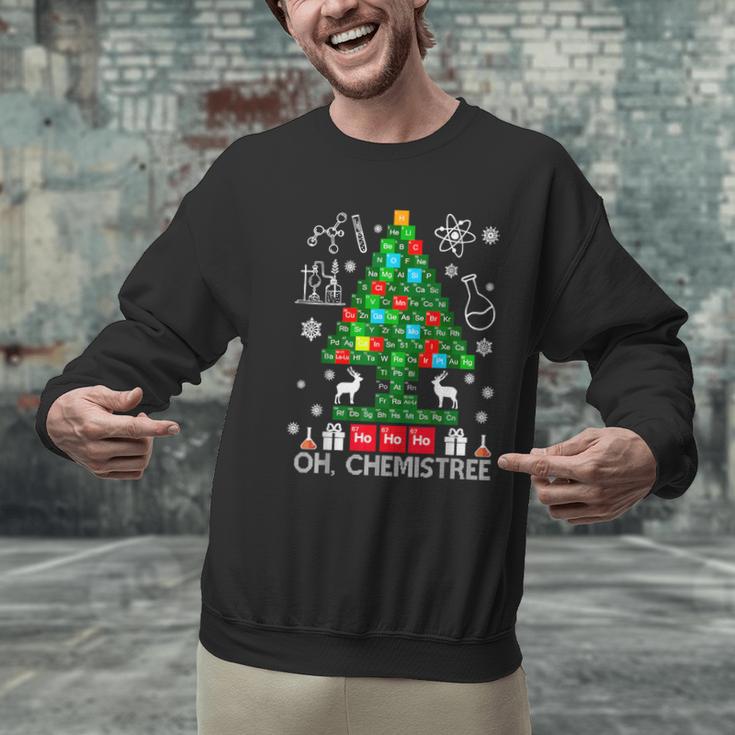 Oh Chemistree Scientist Chemical Christmas Xmas Teacher Men Graphic Sweatshirt, gift for family, gift for coworker