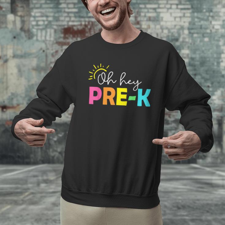 Oh Hey Pre-k Shirt Back To School Teachers Students Men Graphic Sweatshirt, gift for family, gift for coworker Oh Hey Pre-k Shirt Back To School Teachers Students Men Graphic Sweatshirt, gift for family, gift for coworker