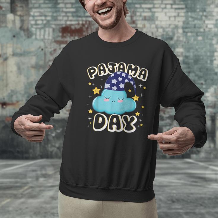 Pajama Day School Spirit Week Fun Cloud Teacher Student Men Graphic Sweatshirt, gift for family, gift for coworker