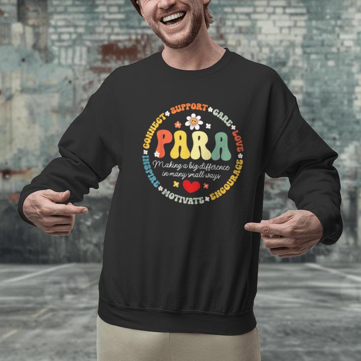 Paras Make It Possible Paraprofessional Teacher Assistant Men Graphic Sweatshirt, gift for family, gift for coworker Paras Make It Possible Paraprofessional Teacher Assistant Men Graphic Sweatshirt, gift for family, gift for coworker