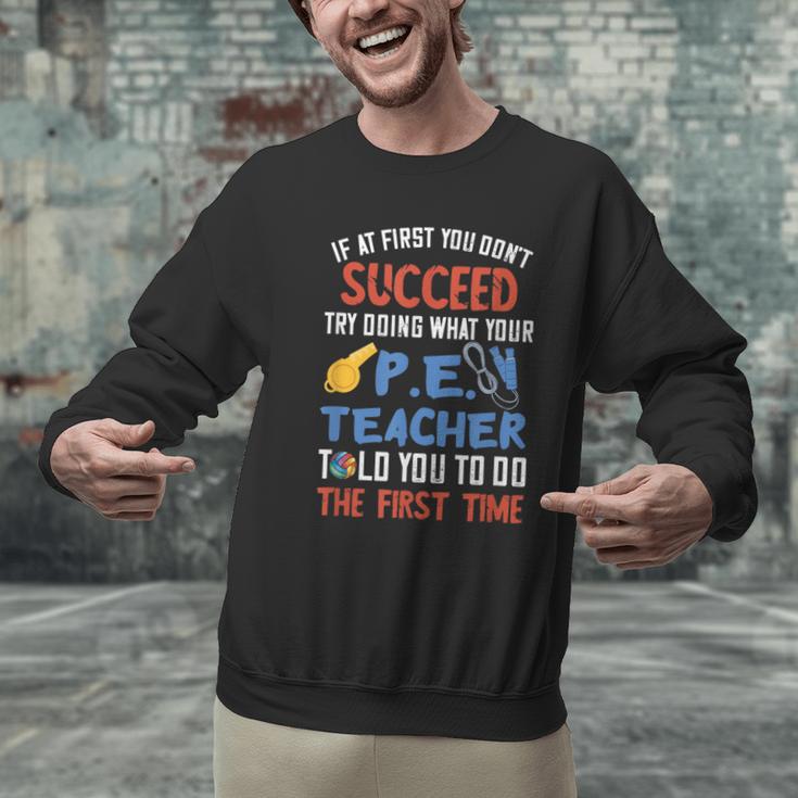 PE Teacher Succeed Sport Teacher School Fitness Gym Class Men Women Men Graphic Sweatshirt, Pe Teacher Sweatshirts, gift for family, gift for coworker PE Teacher Succeed Sport Teacher School Fitness Gym Class Men Women Men Graphic Sweatshirt, Pe Teacher Sweatshirts, gift for family, gift for coworker