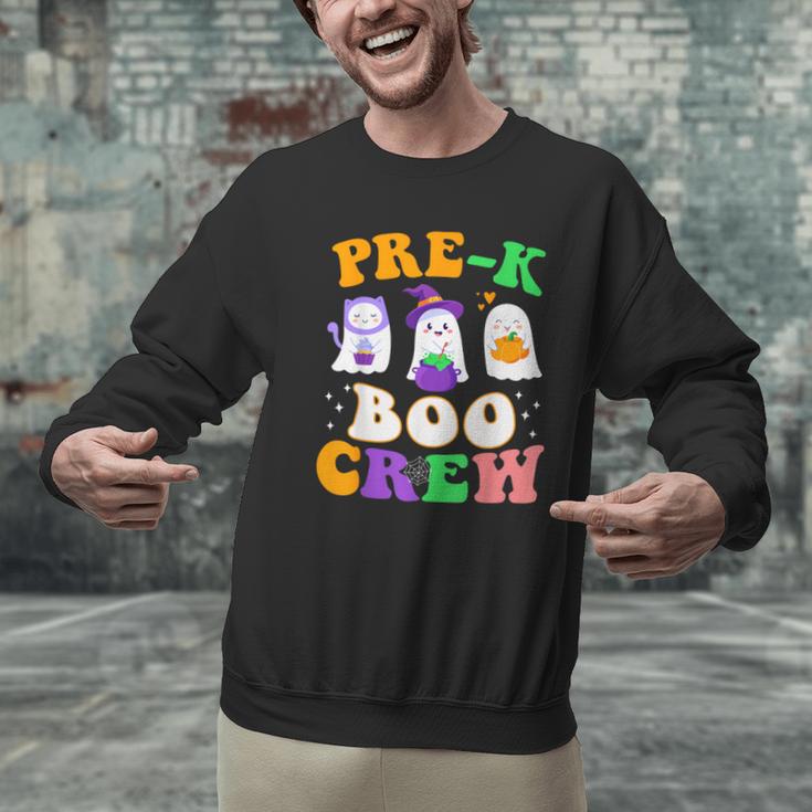 Pre-K Boo Crew Cute Ghost Halloween Costume Teacher Student For Men Women Kids Men Graphic Sweatshirt, gift for family, gift for coworker