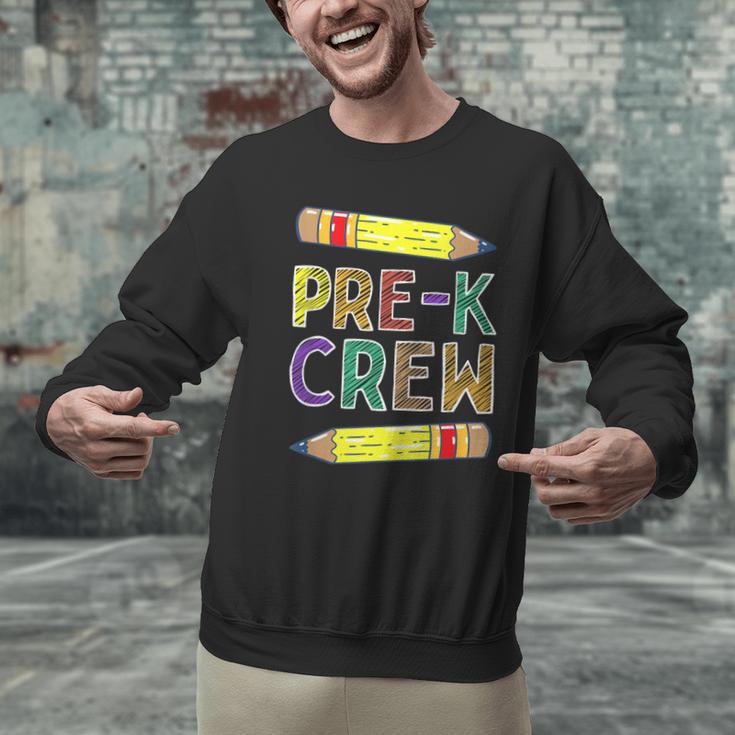Pre-K Crew PreK Teachers Back To School Men Graphic Sweatshirt, gift for family, gift for coworker Pre-K Crew PreK Teachers Back To School Men Graphic Sweatshirt, gift for family, gift for coworker