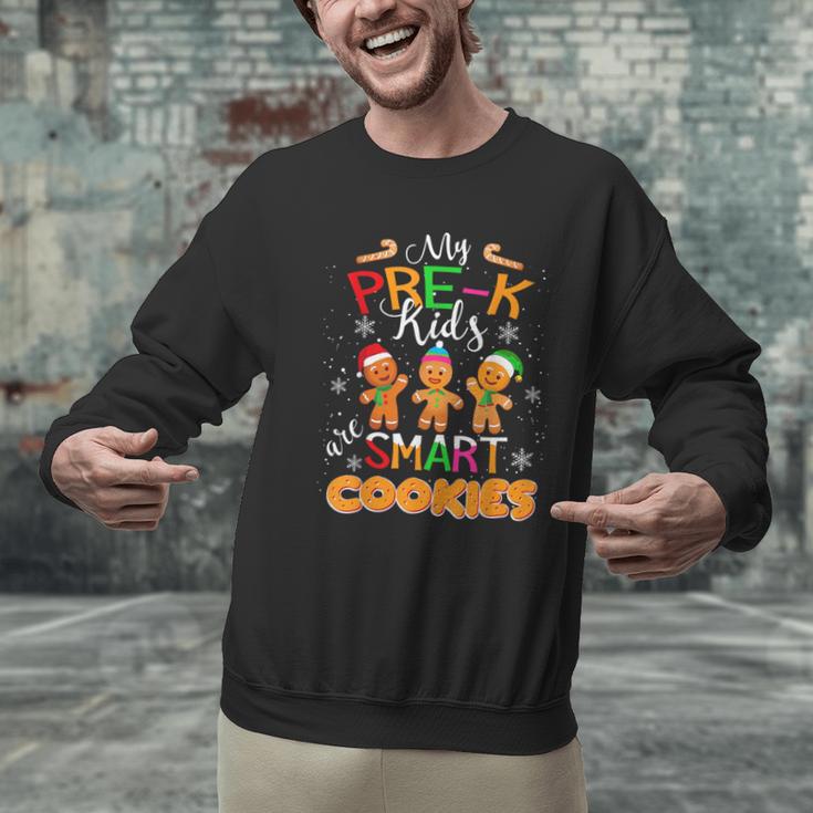 My Pre-K Kids Are Smart Cookies Christmas Teacher Men Graphic Sweatshirt, gift for family, gift for coworker My Pre-K Kids Are Smart Cookies Christmas Teacher Men Graphic Sweatshirt, gift for family, gift for coworker