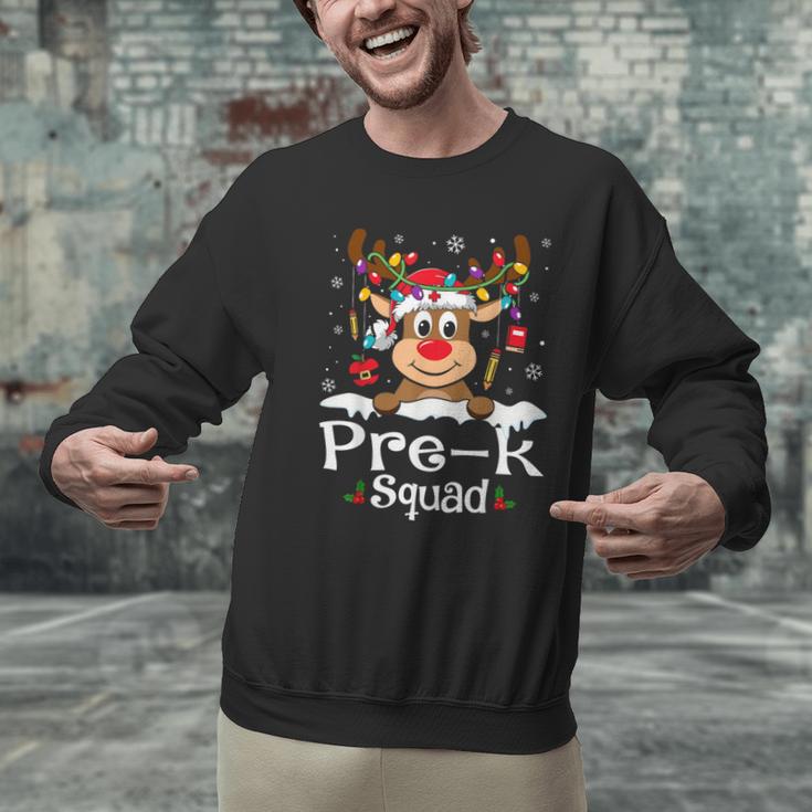 Pre-k Teacher Squad Reindeer Teacher Christmas Men Graphic Sweatshirt, gift for family, gift for coworker Pre-k Teacher Squad Reindeer Teacher Christmas Men Graphic Sweatshirt, gift for family, gift for coworker