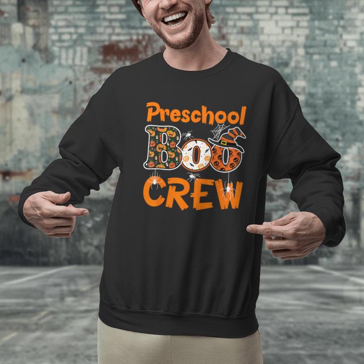 Preschool Boo Crew Halloween Teachers Students Costume Men Graphic Sweatshirt, gift for family, gift for coworker