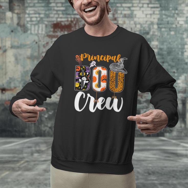 Principal Boo Crew Ghost Halloween Teachers School Matching Men Graphic Sweatshirt, gift for family, gift for coworker Principal Boo Crew Ghost Halloween Teachers School Matching Men Graphic Sweatshirt, gift for family, gift for coworker
