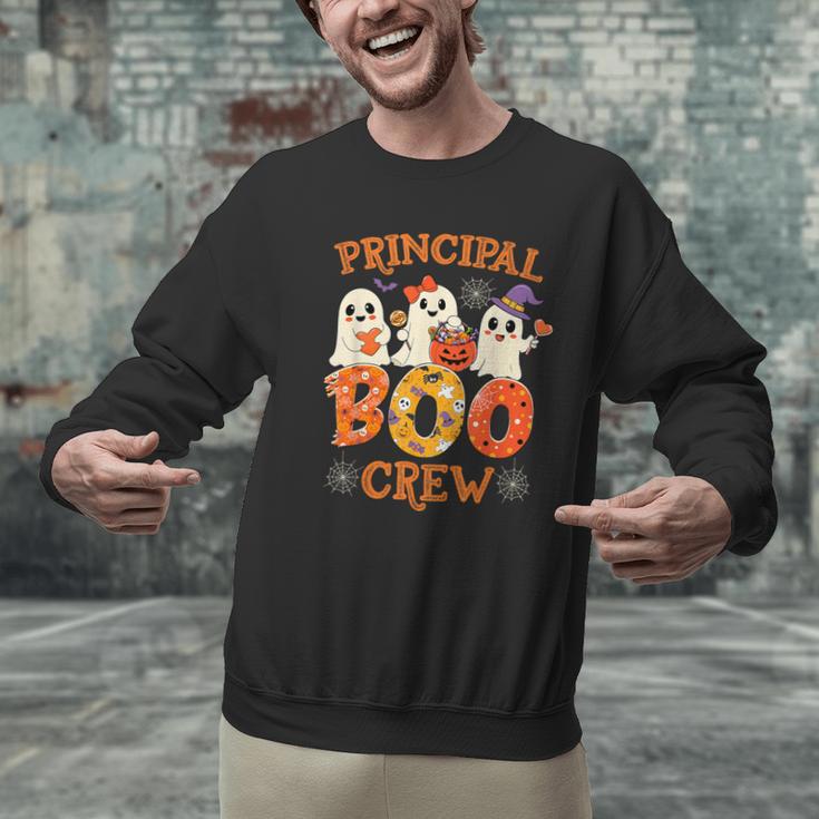 Principal Teacher Boo Crew Halloween Spooky Costume Men Graphic Sweatshirt, gift for family, gift for coworker Principal Teacher Boo Crew Halloween Spooky Costume Men Graphic Sweatshirt, gift for family, gift for coworker