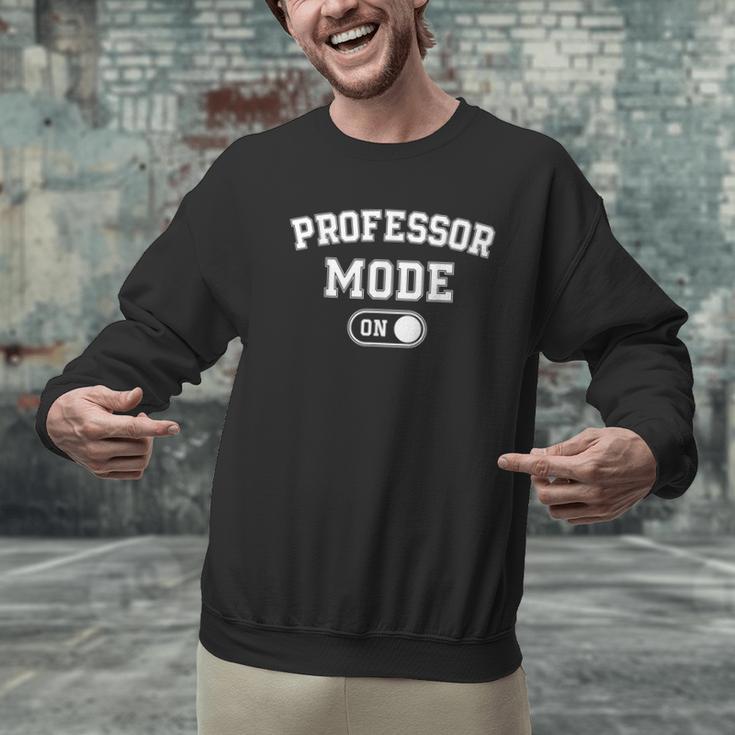 Professor Mode On Academic Educator Teacher Men Graphic Sweatshirt, gift for family, gift for coworker Professor Mode On Academic Educator Teacher Men Graphic Sweatshirt, gift for family, gift for coworker