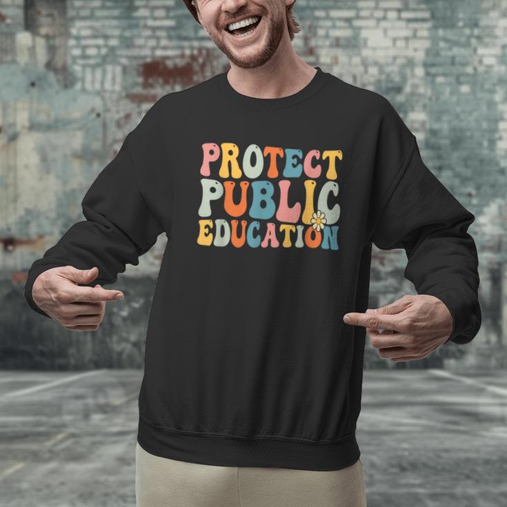 Protect Public Education Public Teacher School Men Graphic Sweatshirt, gift for family, gift for coworker Protect Public Education Public Teacher School Men Graphic Sweatshirt, gift for family, gift for coworker