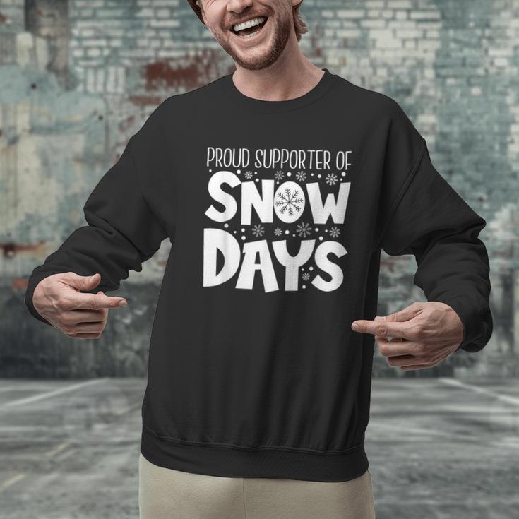 Proud Supporter Of Snow Days Teacher Christmas Men Women Men Graphic Sweatshirt, gift for family, gift for coworker Proud Supporter Of Snow Days Teacher Christmas Men Women Men Graphic Sweatshirt, gift for family, gift for coworker
