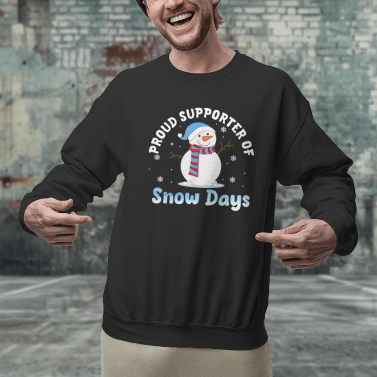 Proud Supporter Of Snow Days Teacher Men Graphic Sweatshirt, gift for family, gift for coworker Proud Supporter Of Snow Days Teacher Men Graphic Sweatshirt, gift for family, gift for coworker