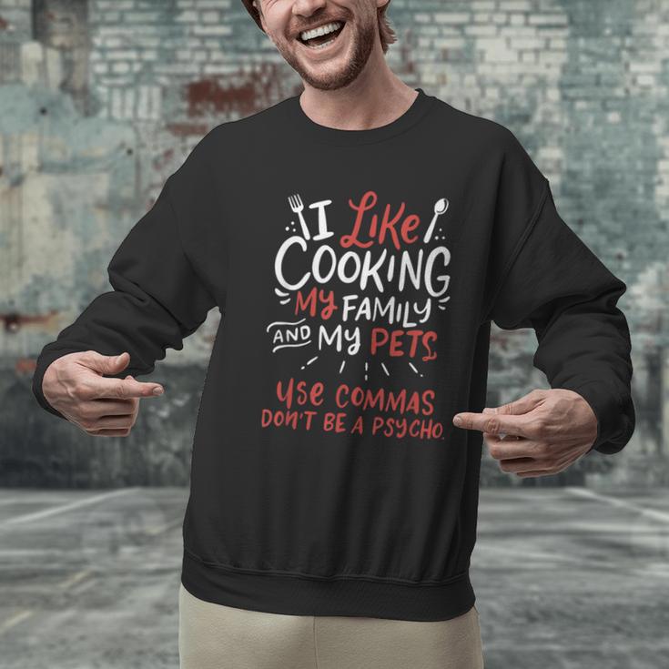 Punctuation Saves Lives I English Grammar Teacher Men Graphic Sweatshirt, English Teacher Sweatshirts, gift for family, gift for coworker
