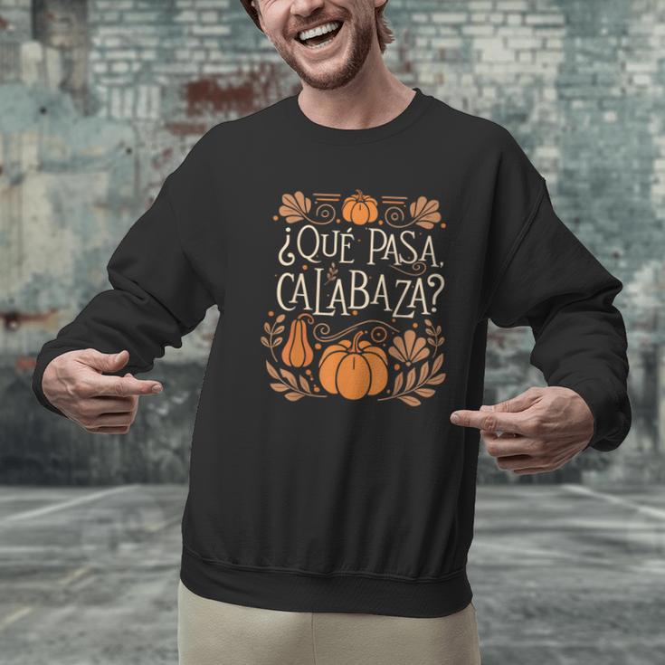 Que Pasa Calabaza Shirt Spanish Teacher Men Graphic Sweatshirt, gift for family, gift for coworker Que Pasa Calabaza Shirt Spanish Teacher Men Graphic Sweatshirt, gift for family, gift for coworker
