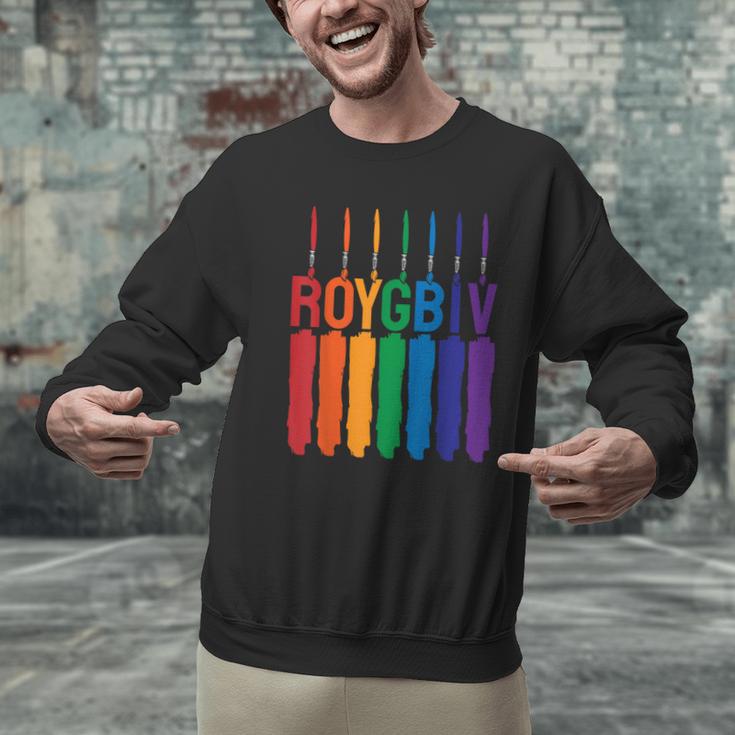Rainbow Roygbiv Kids Artist Costume Art Teacher Men Graphic Sweatshirt, gift for family, gift for coworker Rainbow Roygbiv Kids Artist Costume Art Teacher Men Graphic Sweatshirt, gift for family, gift for coworker