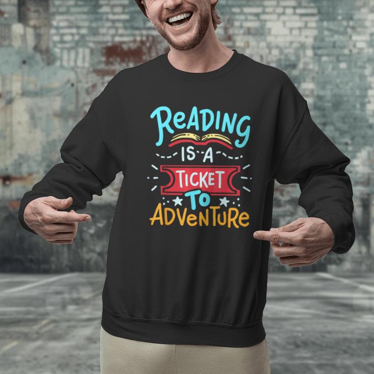 Reading Adventure Library Student Teacher Book Men Graphic Sweatshirt, gift for family, gift for coworker Reading Adventure Library Student Teacher Book Men Graphic Sweatshirt, gift for family, gift for coworker
