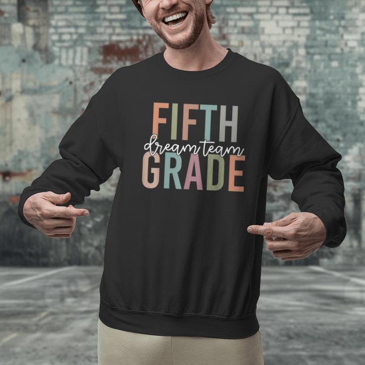 Retro Fifth Grade Dream Team Groovy Teacher Back To School Men Women Girls Kids Men Graphic Sweatshirt, Groovy Teacher Sweatshirts, gift for family, gift for coworker Retro Fifth Grade Dream Team Groovy Teacher Back To School Men Women Girls Kids Men Graphic Sweatshirt, Groovy Teacher Sweatshirts, gift for family, gift for coworker