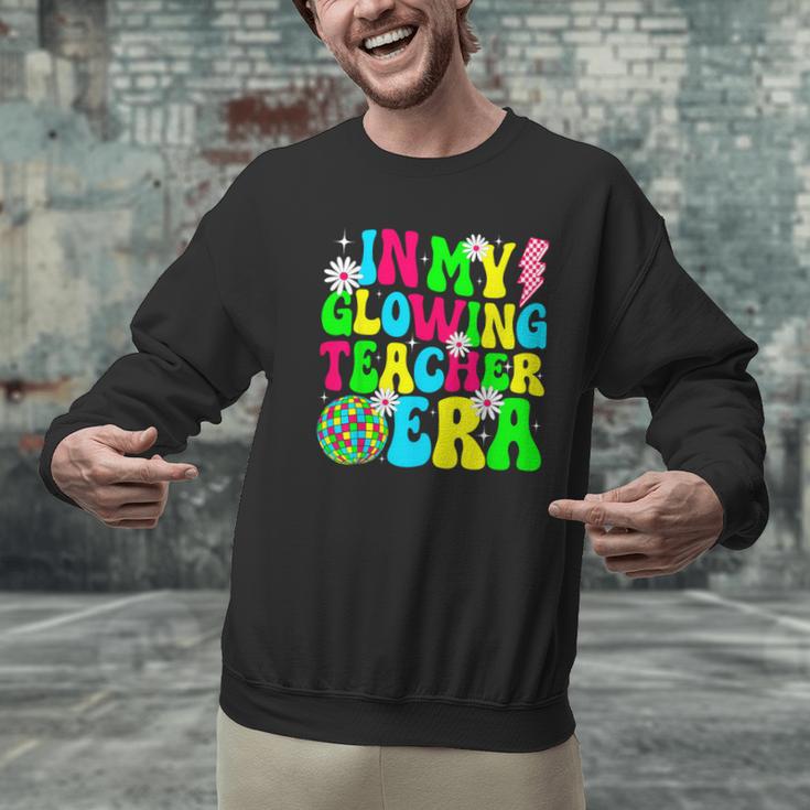 Retro Groovy In My Glowing Teacher Era Happy Teacher's Day Men Graphic Sweatshirt, Groovy Teacher Sweatshirts, gift for family, gift for coworker Retro Groovy In My Glowing Teacher Era Happy Teacher's Day Men Graphic Sweatshirt, Groovy Teacher Sweatshirts, gift for family, gift for coworker