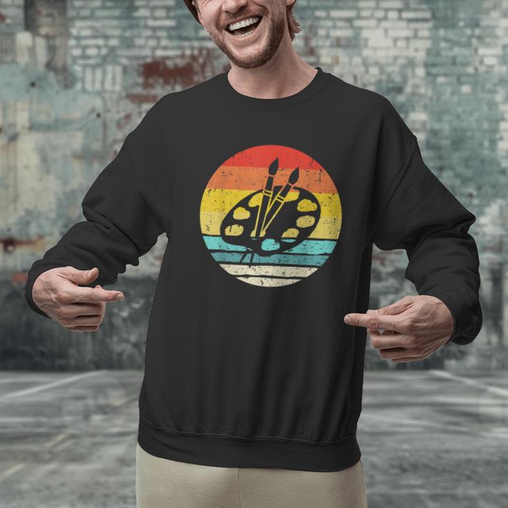 Retro Vintage Paint Palette Costume Artist Art Teacher Men Women Men Graphic Sweatshirt, gift for family, gift for coworker