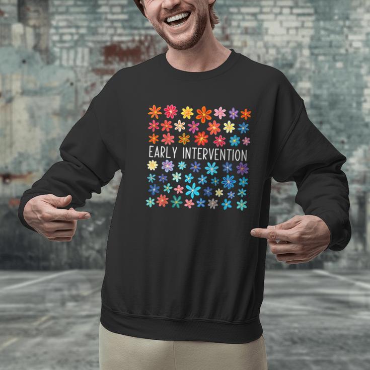 Retro Wildflower Early Intervention Teacher Interventionist Men Graphic Sweatshirt, gift for family, gift for coworker Retro Wildflower Early Intervention Teacher Interventionist Men Graphic Sweatshirt, gift for family, gift for coworker