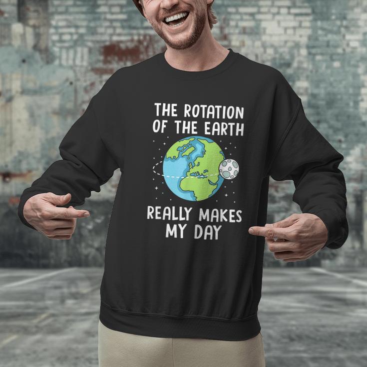 Rotation Of The Earth Makes My Day Science Teacher Earth Day Men Graphic Sweatshirt, Science Teacher Sweatshirts, gift for family, gift for coworker Rotation Of The Earth Makes My Day Science Teacher Earth Day Men Graphic Sweatshirt, Science Teacher Sweatshirts, gift for family, gift for coworker