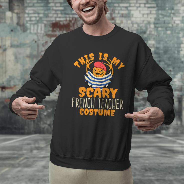This Is My Scary French Teacher Costume Halloween Men Graphic Sweatshirt, gift for family, gift for coworker This Is My Scary French Teacher Costume Halloween Men Graphic Sweatshirt, gift for family, gift for coworker