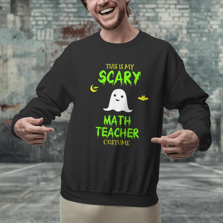 Scary Math Teacher Costume Halloween Lazy Easy Christmas Men Graphic Sweatshirt, gift for family, gift for coworker Scary Math Teacher Costume Halloween Lazy Easy Christmas Men Graphic Sweatshirt, gift for family, gift for coworker
